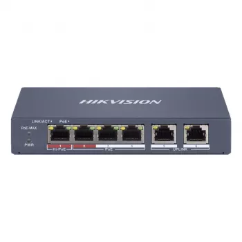 Managed switch Hikvision DS-3E1106HP-EI 6 portov PoE Fast Ethernet