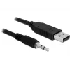 DeLOCK 83115 USB 2.0 na Serial TTL 3,5 mm konvertor 1,8 m – 5 V