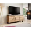 Cama komoda LOTTA 150 3D wotan dub + matná čierna