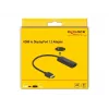 Adaptér HDMI-A konektor samec na DisplayPort konektor samica 4K 60 Hz DeLOCK 63206
