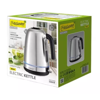 Maestro MR-050 kanvica s osvetlením, strieborná 1,7 L