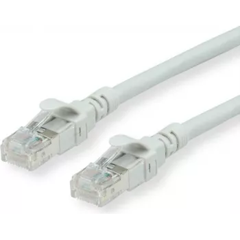 ROLINE - patch kábel - RJ-45 (M) na RJ-45 (M) - 1 m - UTP - CAT 6a - bezhalogénový, zaliate, lanko - sivý (21.15.2701)