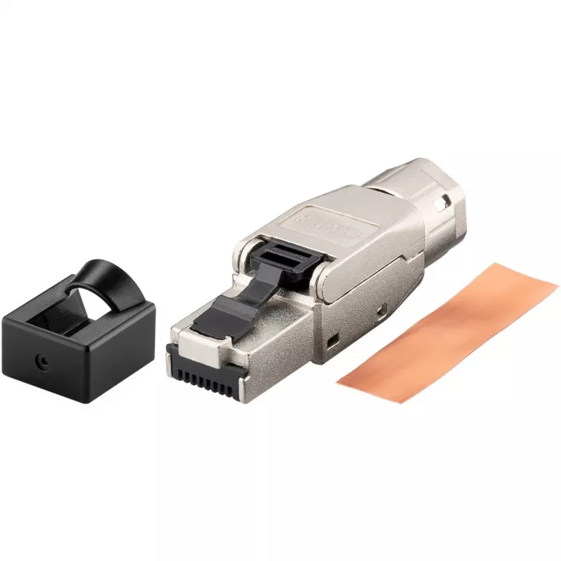 Goobay CAT 8.1 STP tienený, na mieste montovateľný RJ45 konektor samec (61130)