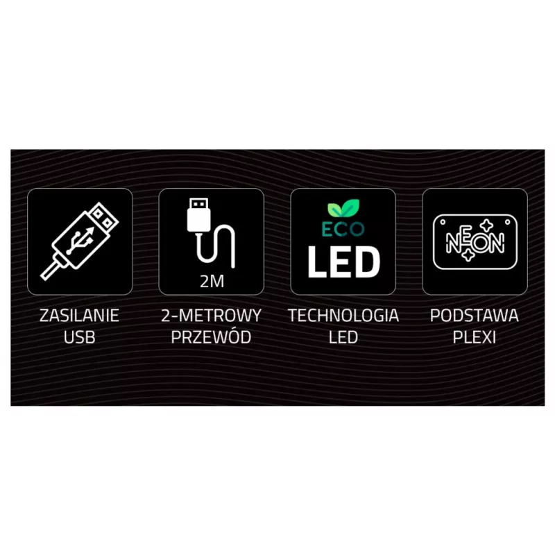 LED neónové svetlo MANTA SNL91MT štýl RAKETA – dekoratívny LED neónový panel, model SNL91MT