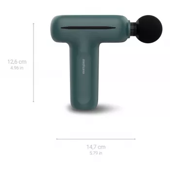 Medisana MG 200 masážny prístroj na svaly so 4 hlavicami, vibrácie, 3000 ot/min, amplitúda 8 mm, Li‑Ion 7,4V, USB nabíjanie