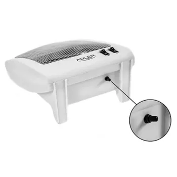 Adler | Ohrievač | AD 7709 | Halogénový ohrievač | 800 W | Počet výkonových stupňov 2 | Biela