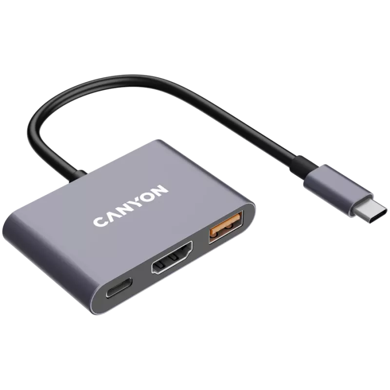 Canyon DS-4 USB Type-C hub 10000 Mbit/s HDMI USB 3.2 Gen 2