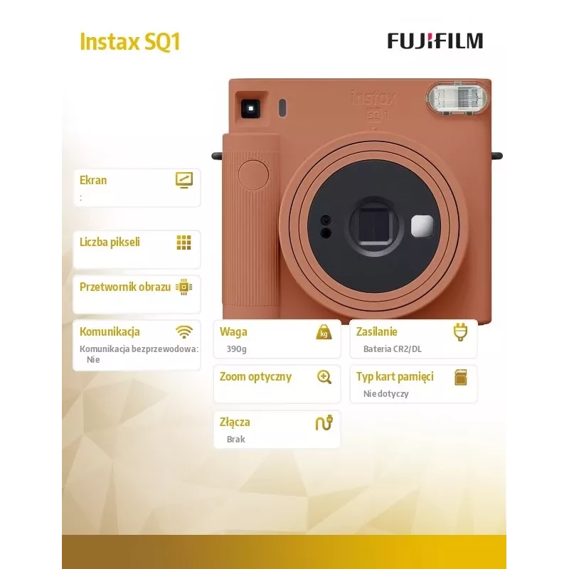 Fujifilm Instax Square SQ1 62 x 62 mm oranžový