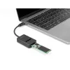 DeLOCK Combo konvertor pre M.2 NVMe PCIe SATA SSD USB Type-C 10 Gbit/s