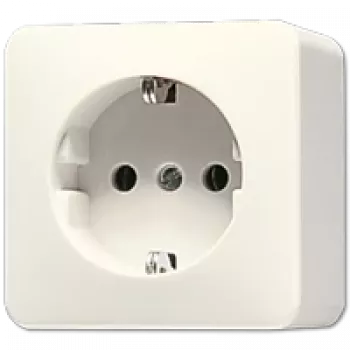 JUNG 620 A – Type F – slonovina – 250 V – 16 A – 61 mm – 61 mm