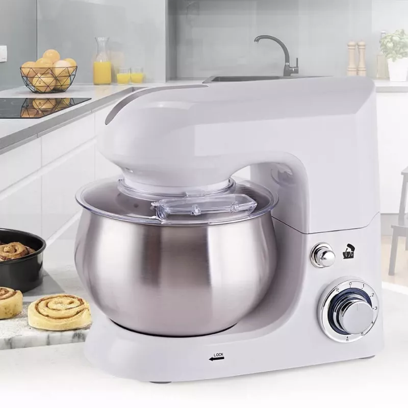 Planétový mixér Maestro MR-559, 5,0 l nerezová misa, 2000 W, 6 rýchlostí, otočný regulátor