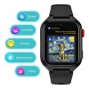 Smartwatch Stelio ST-SWJ102-BK Junior Pro AI 4G čierne – detské wearable zariadenie s 4G konektivitou