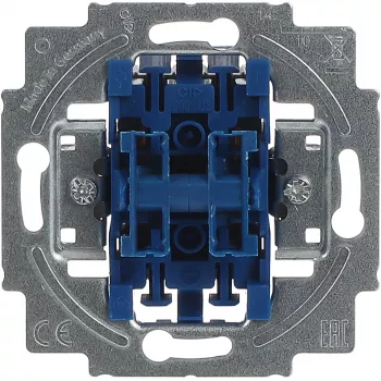 Spínací modul vložky, busch jaeger 2000/4 US, 250 V, modrý/strieborný
