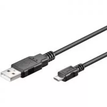 USB kábel Goobay 95736 0,15 m USB A na Micro-USB B čierny