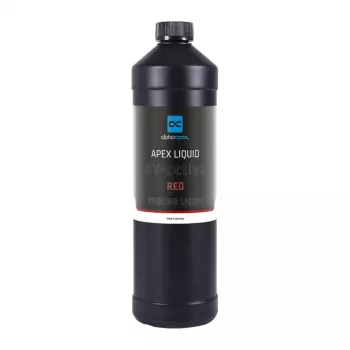 Alphacool Apex Liquid UV-aktívna chladiaca kvapalina, červená, 1 l (18654)