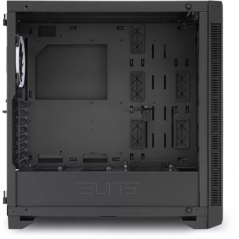 PC skriňa Sharkoon ELITE SHARK CA200G Midi Tower čierna