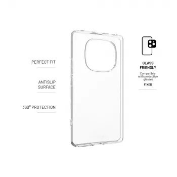 Zadný kryt FIXED pre Xiaomi Redmi Note 14 Pro 4G, priehľadné TPU ochranné puzdro