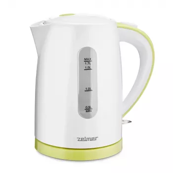 Rýchlovarná kanvica Zelmer 1,7 L 2200 W biela žltá