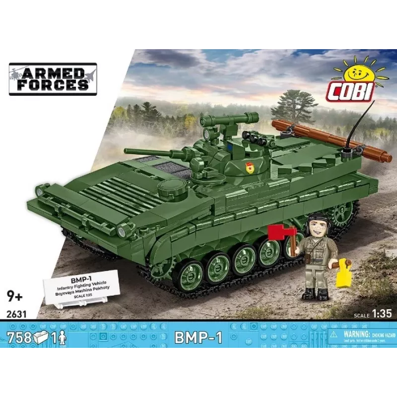 Stavebnica Cobi Blocks BMP-1 758 dielov – modelová stavebnica