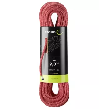 Lezecké lano Edelrid 9,8 mm červená, 70 m, polyamid, 1 ks