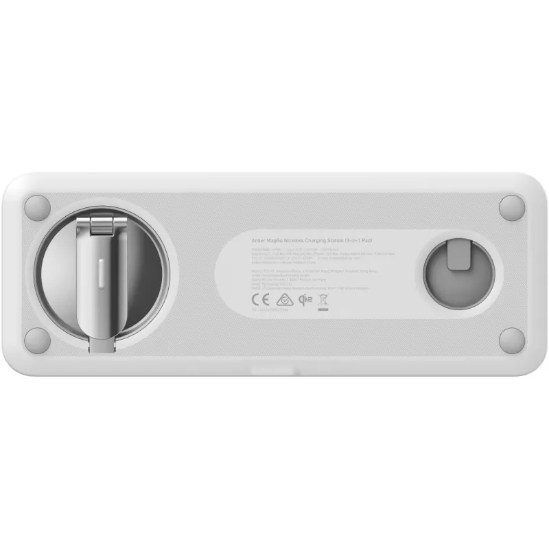 Anker MagGo Universal biela USB bezdrôtové nabíjanie rýchle nabíjanie interiérové