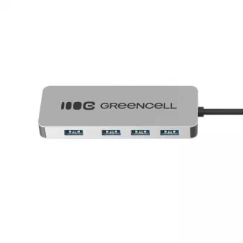 USB hub Green Cell HUB-GC-C4A — 4-portový USB-C 3.0 hub