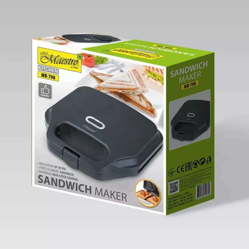 Panini lis Maestro MR-708 750 W – sendvičovač na pracovnú dosku