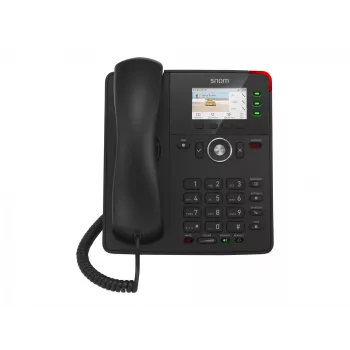 Snom stolný telefón D717 IP telefón čierny 3 linky TFT