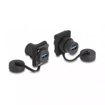 DeLOCK D-Type modul USB 3.2 Gen 1 Type-A konektor samica na Type-A konektor samica IP67