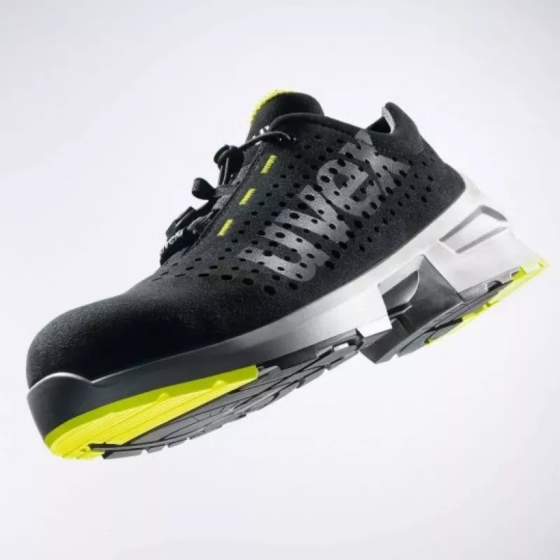 Bezpečnostná obuv Uvex 85438 unisex dospelé čierna lime polyuretán mikrovelúr