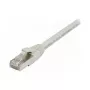 Synergy21 patch kábel RJ45, CAT8.1 2000 MHz, 0,25 m, sivý, S-STP (S/FTP), TPE/LSZH (SuperFlex), AWG26,