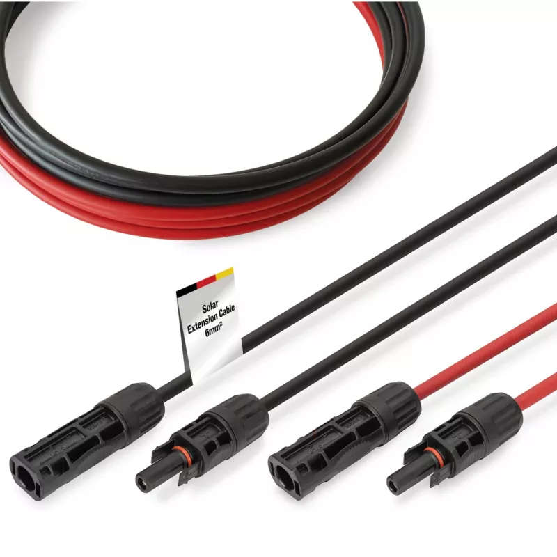 Kábel Digitus DK-SCEC66-0010 6 mm² MC4 konektor 1m čierny červený