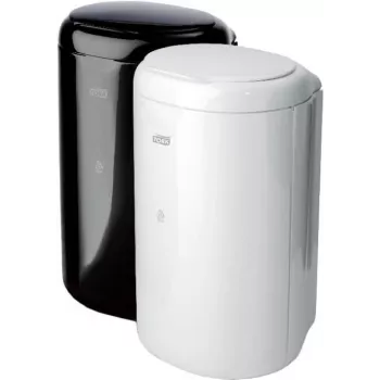 Odpadkový kôš Tork B3 5 l, 360×167×200 mm, čierny — kompaktný hygienický odpadkový kôš