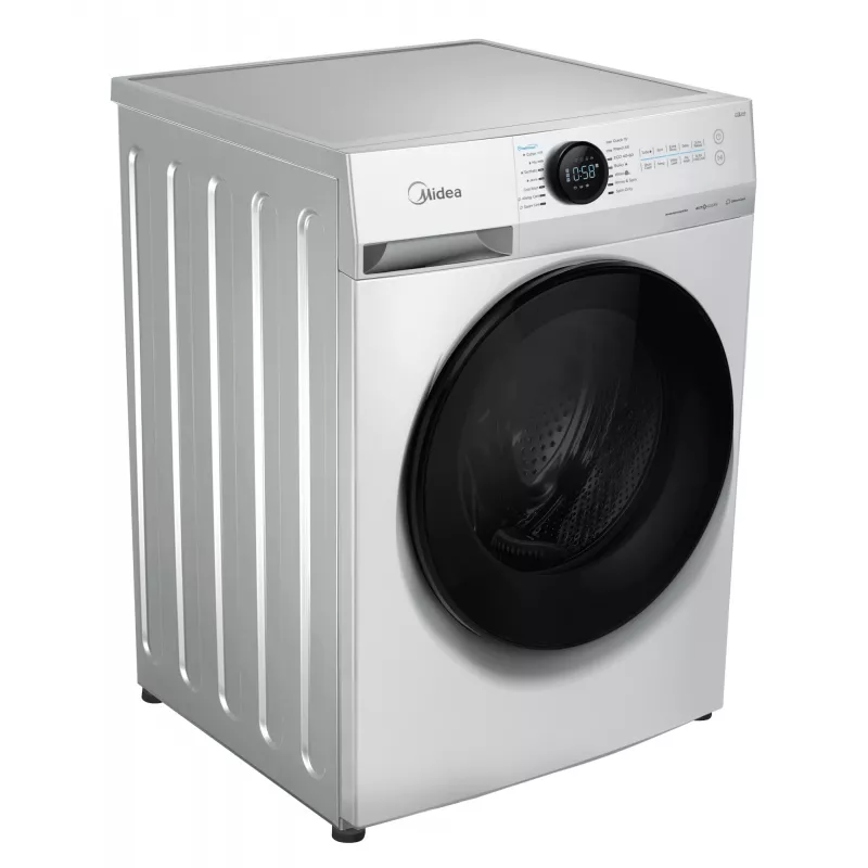 Práčka Midea MF200W80WB/W-HR, s predným plnením, 8 kg, 1400 ot/min, LCD, para, šírka 60 cm