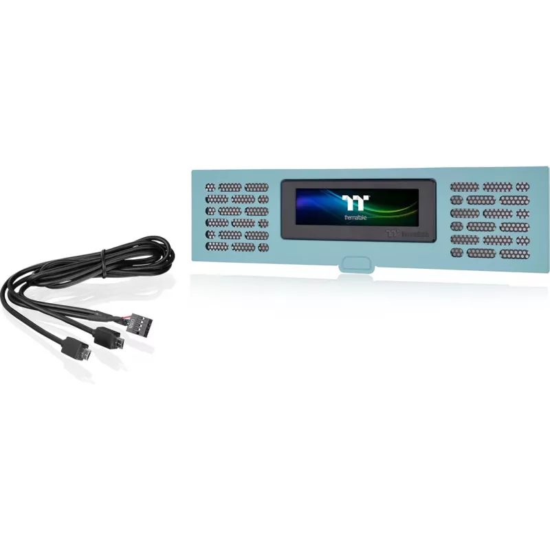 AC-067-OOCNAN-A1, Full-Tower, sada LCD panelu, tyrkysová, 5 V, 14 W, 277,5 mm