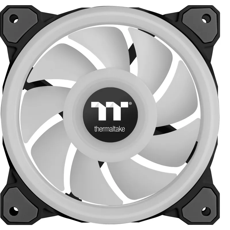 Thermaltake Riing Quad 14 RGB CL-F089-PL14SW-C ventilátor radiátora 140 mm, TT Premium Edition, čierny