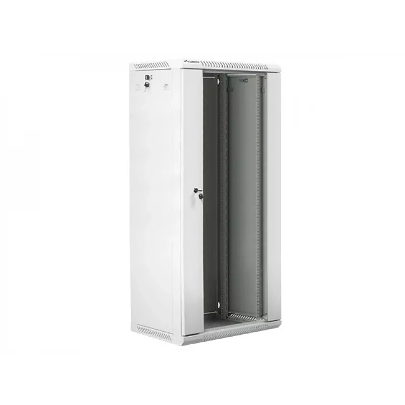 Lanberg WF01-6427-10S rack rozvádzač 27U nástenný rack biely