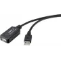 Renkforce RF-4535088 USB kábel 20 m USB 2.0 USB A čierny (RF-4535088)