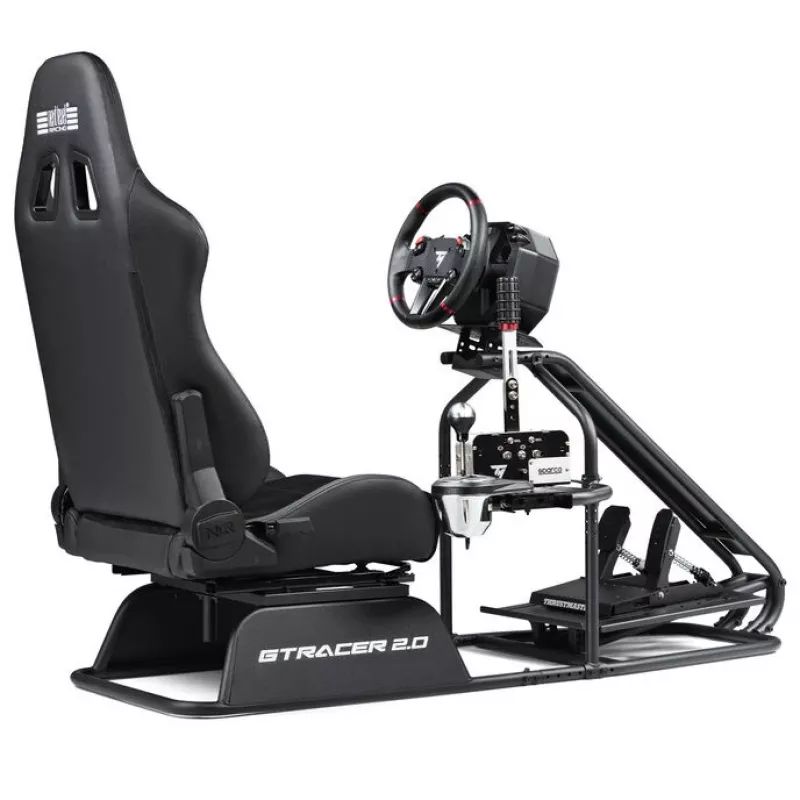 Racing simulátorový kokpit Next Level Racing GTRacer 2.0 čierny nastaviteľný rám sedadla