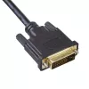 Akyga AK-AV-11 HDMI na DVI-D kábel (24+1), 1,8 m, čierny