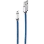 ShiverPeaks BS14-50020 - 0,9 m - USB A - Micro-USB B - USB 2.0 - 480 Mbit/s - modrá