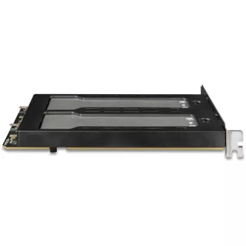 Mobilný úložný rám RAIDSONIC ToughArmor MB842MP-B — 2 výmenné šachty pre M.2 NVMe, PCIe 4.0 x16