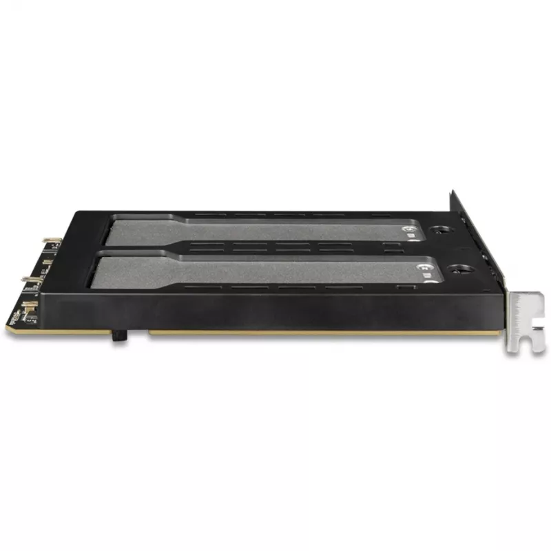 Mobilný úložný rám RAIDSONIC ToughArmor MB842MP-B — 2 výmenné šachty pre M.2 NVMe, PCIe 4.0 x16
