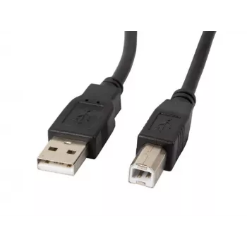Lanberg CA-USBA-11CC-0010-BK USB kábel 1 m 2.0 USB B čierny