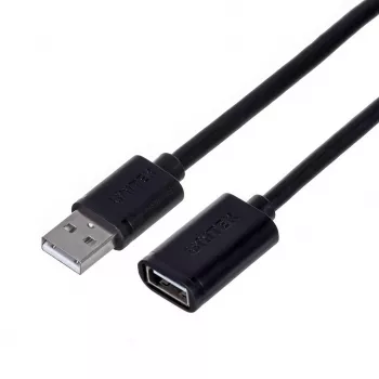 USB predlžovací kábel Unitek Y‑C418GBK 5 m USB A na USB A USB 2.0, čierna