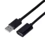 USB predlžovací kábel Unitek Y‑C418GBK 5 m USB A na USB A USB 2.0, čierny