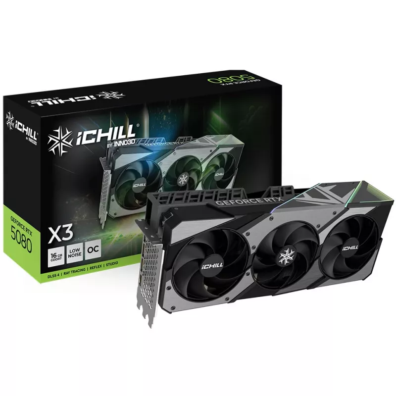 INNO3D iChill GeForce RTX 5080 X3 V2 16GB GDDR7 grafická karta