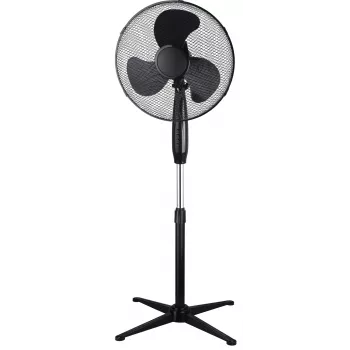 Stojanový ventilátor Extralink Bryza ESF-40D-BL — 40 cm, 3 lopatky, 3 rýchlosti