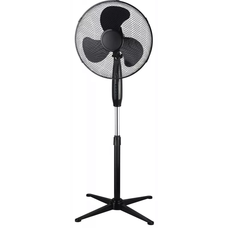 Stojanový ventilátor Extralink Bryza ESF-40D-BL — 40 cm, 3 lopatky, 3 rýchlosti