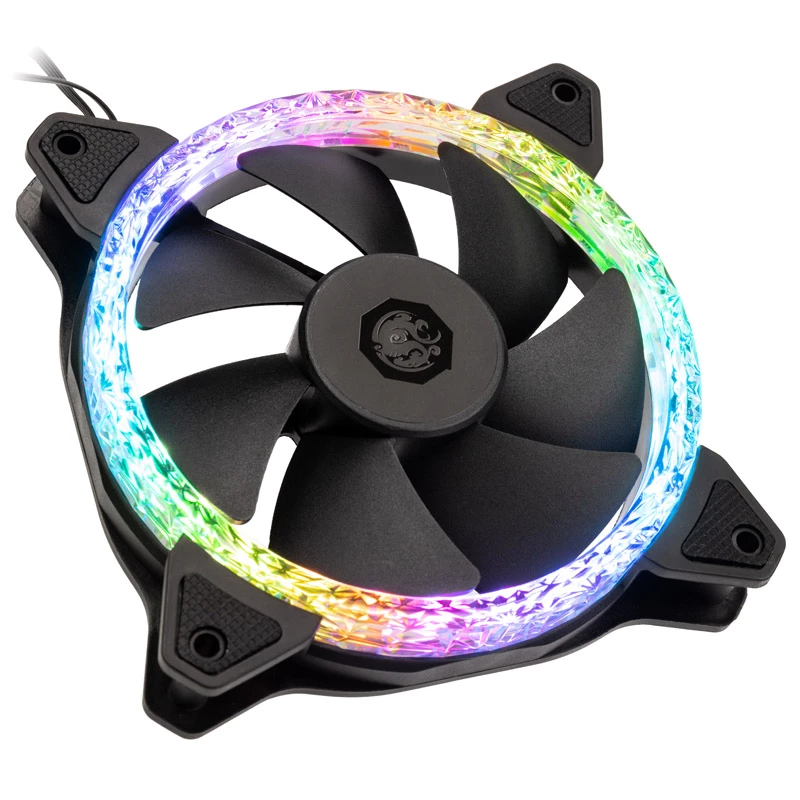 All-in-One kvapalinový chladič BitsPower Cyclops 240 – čierny/strieborný, 240 mm radiátor